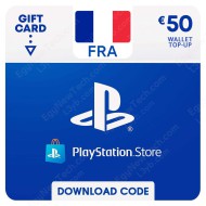 PlayStation Store Gift Card €50 France - Instant Digital Code