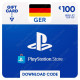 €100 Germany PlayStation Store Gift Card - Digital Code