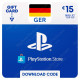 €15 Germany PlayStation Store Gift Card - Digital Code