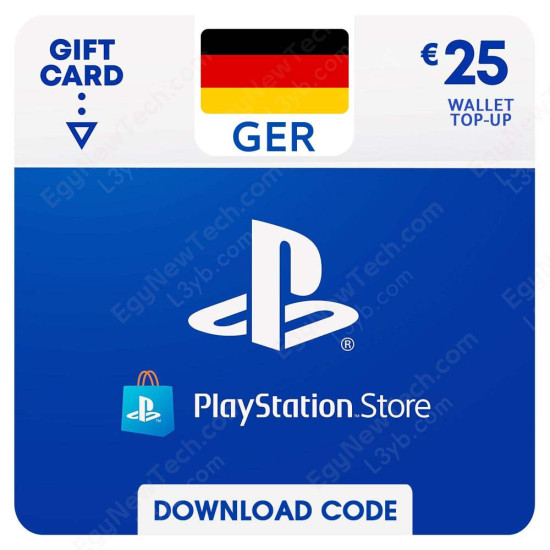 €25 Germany PlayStation Store Gift Card - Digital Code