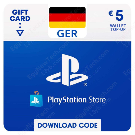 €5 Germany PlayStation Store Gift Card - Digital Code