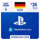 PlayStation Store Gift Card €25 Germany - Instant Digital Code front cover