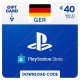 PlayStation Store Gift Card €40 Germany - Instant Digital Code front cover