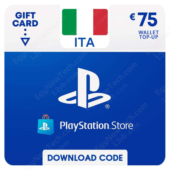 €75 Italy PlayStation Store Gift Card - Digital Code