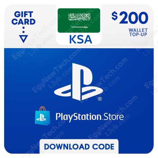 PlayStation Store Gift Card $200 KSA - Instant Digital Code front cover