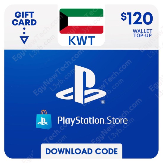 PlayStation Store Gift Card $120 Kuwait - Instant Digital Code front cover