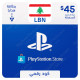 $45 Lebanon PlayStation Store Gift Card - Digital Code