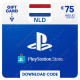 €75 Netherlands PlayStation Store Gift Card - Digital Code