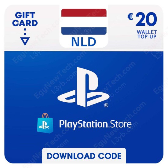 PlayStation Store Gift Card €20 Netherlands - Instant Digital Code front cover