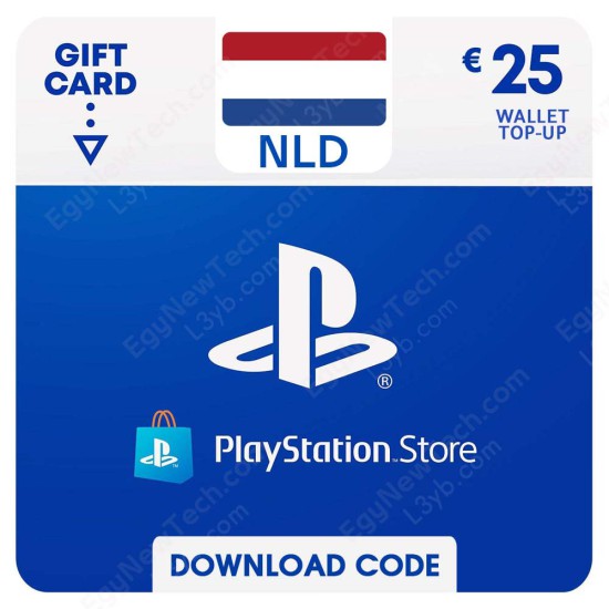PlayStation Store Gift Card €25 Netherlands - Instant Digital Code front cover