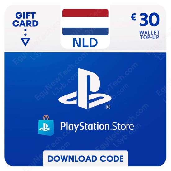 PlayStation Store Gift Card €30 Netherlands - Instant Digital Code front cover