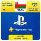 PlayStation Store Gift Card $21 Oman - Instant Digital Code front cover