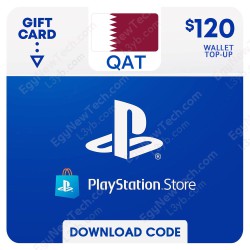 $120 QATAR PlayStation Store Gift Card - Digital Code