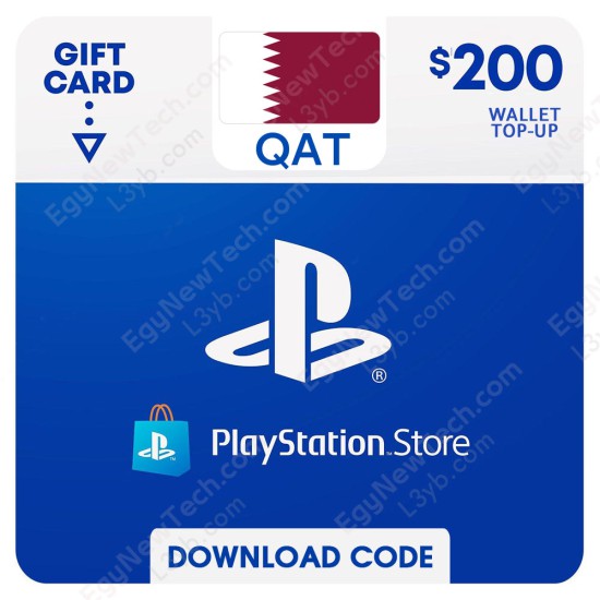 PlayStation Store Gift Card $200 Qatar - Instant Digital Code front cover
