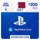 PlayStation Store Gift Card $200 Qatar - Instant Digital Code front cover