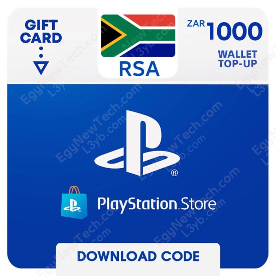 PlayStation Store Gift Card ZAR1000 RSA - Instant Digital Code front cover