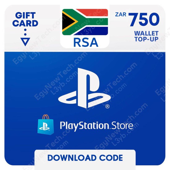 PlayStation Store Gift Card ZAR750 RSA - Instant Digital Code PlayStation Store Gift Card ZAR750 RSA - Instant Digital Code front cover