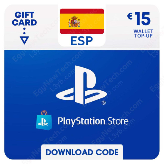 €15 Spain PlayStation Store Gift Card - Digital Code
