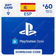 €60 Spain PlayStation Store Gift Card - Digital Code