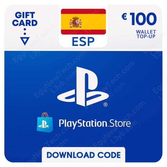 PlayStation Store Gift Card €100 Spain - Instant Digital Code front cover