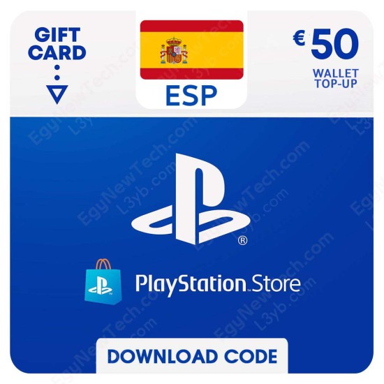 PlayStation Store Gift Card €50 Spain - Instant Digital Code front cover