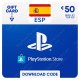 PlayStation Store Gift Card €50 Spain - Instant Digital Code front cover