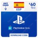PlayStation Store Gift Card €60 Spain - Instant Digital Code front cover