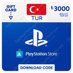 ₺3000 Turkey PlayStation Store Gift Card - Digital Code ₺3000 Turkey PlayStation Store Gift Card - Digital Code