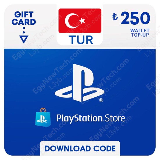 PlayStation Store Gift Card ₺250 Turkey - Instant Digital Code front cover