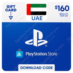 بطاقه بلايستيشن ستور اماراتي 160 دولار - كود رقمي فوري