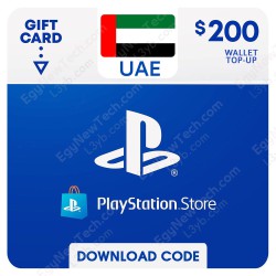 بطاقه بلايستيشن ستور اماراتي 200 دولار - كود رقمي فوري