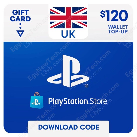 120 £ UK PlayStation Store Gift Card - Digital Code