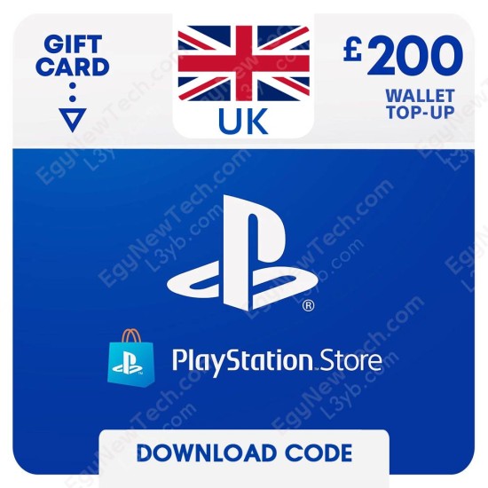 200 £ UK PlayStation Store Gift Card - Digital Code