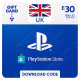 30 £ UK PlayStation Store Gift Card - Digital Code