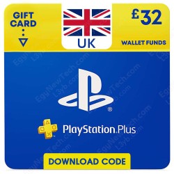 Buy PLAYSTATION Plus Gift Card - £32