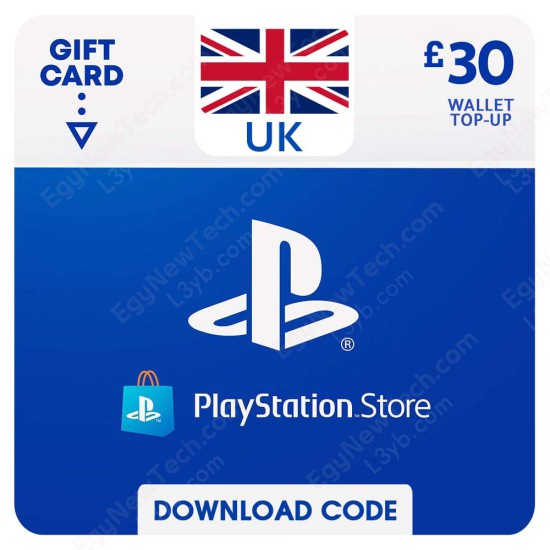 PlayStation Store Gift Card £30 UK  - Instant Digital Code front cover