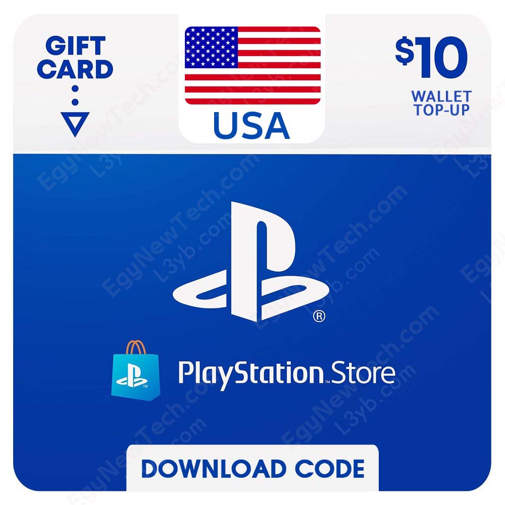 $10 US Dollar PlayStation Network Code PS 3/4/5/Vita - 10 USD Card CODE -  USA