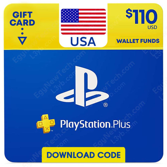 $110 USA PlayStation Plus Gift Card - Digital Code
