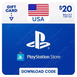 $20 USA PlayStation Store Gift Card - Digital Code