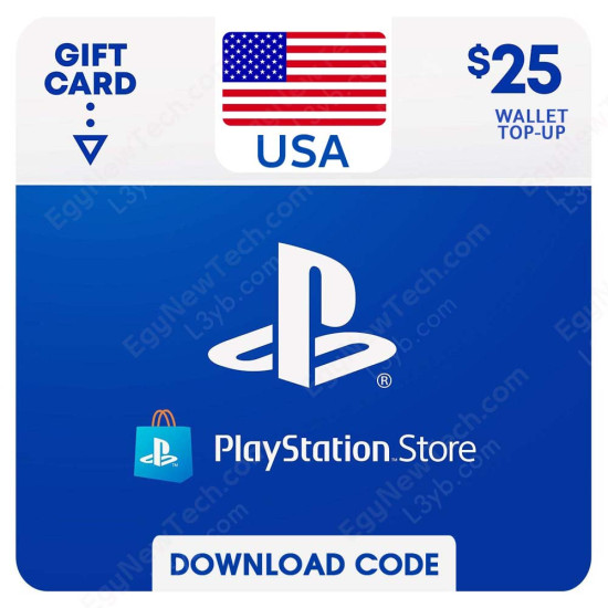 $25 USA PlayStation Store Gift Card - Digital Code