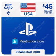 $45 USA PlayStation Store Gift Card - Digital Code