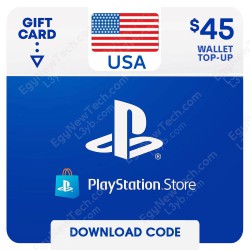 $45 USA PlayStation Store Gift Card - Digital Code
