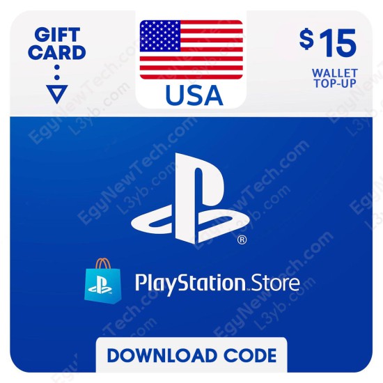 PlayStation Store Gift Card $15 US - Instant Digital Code front cover