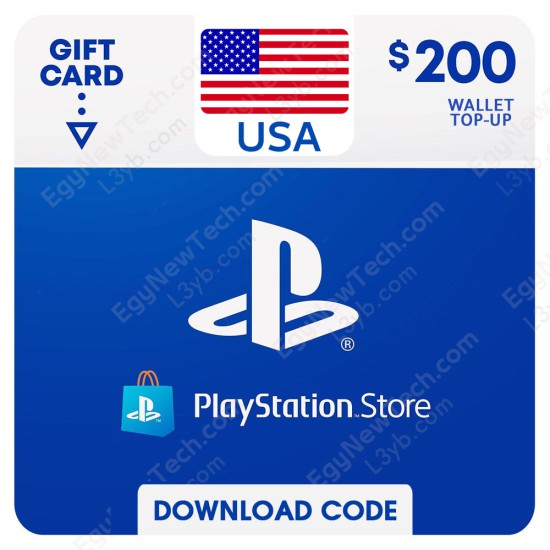 PlayStation Store Gift Card $200 US - Instant Digital Code front cover