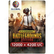 Pubg Mobile 12000 + 4200 UC Global - Instant Digital code