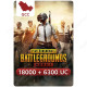 Pubg Mobile 18000 + 6300 UC - GCC Region - Digital code Pubg Mobile 18000 + 6300 UC - GCC Region - Digital code