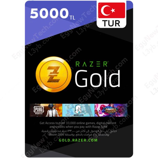 TL5000 Turkey Razer Gold - PC - Digital code