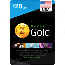 $20 USA Razer Gold - PC - Digital code $20 USA Razer Gold - PC - Digital code