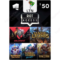 Riot Access $50 Latam America - Instant Digital Code