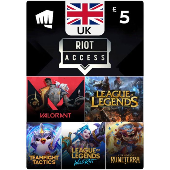 £5 Riot Access - Digital Code